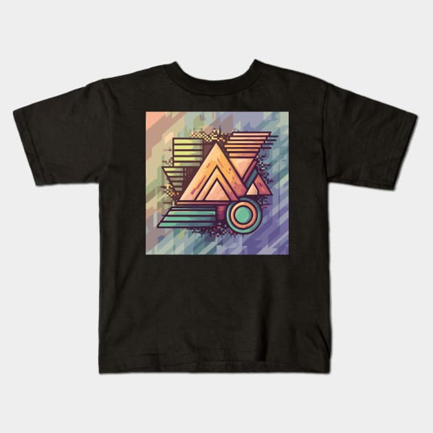 Holographic Kids T-Shirt by Rahelrana